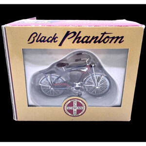 Schwinn Black Phantom Miniature Bicycle Die-Cast Ornament 1:20 scale model